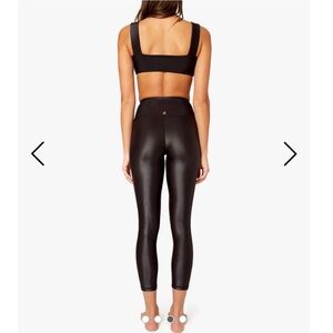 [WeWoreWhat] Black Active Leggings Shimmer M
